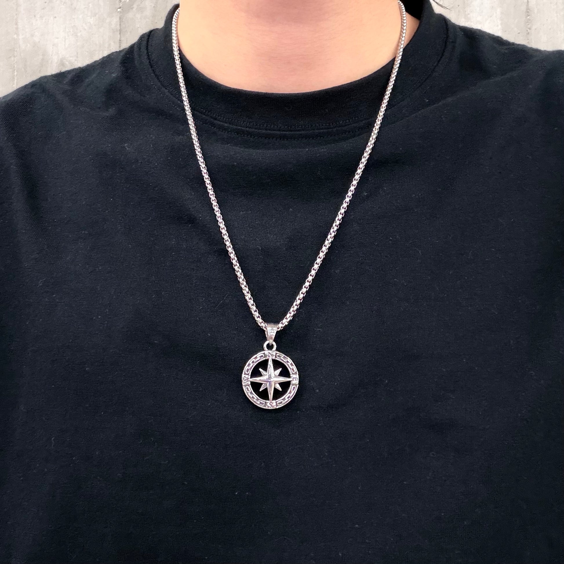 Compass Pendant Necklace