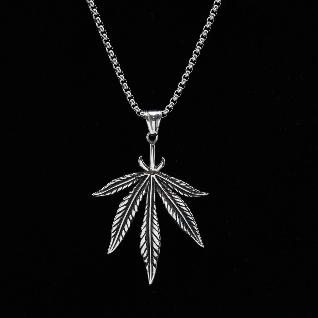 Weed Pendant Necklace