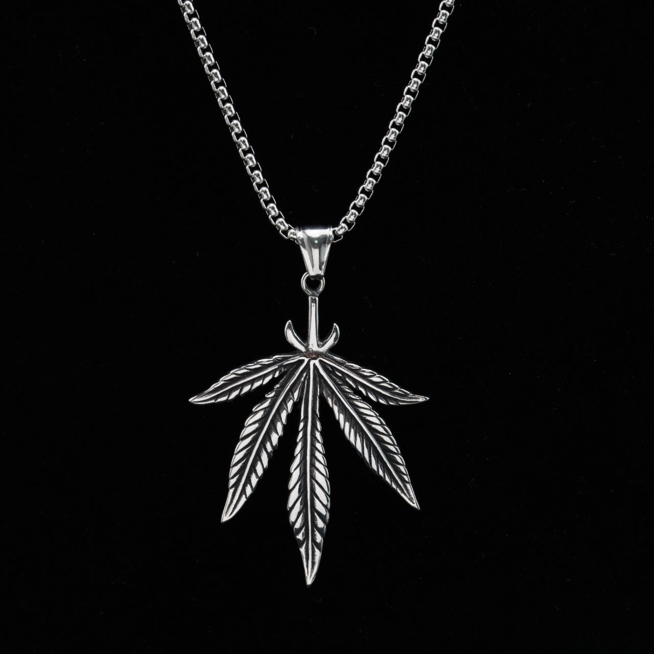 Weed Pendant Necklace