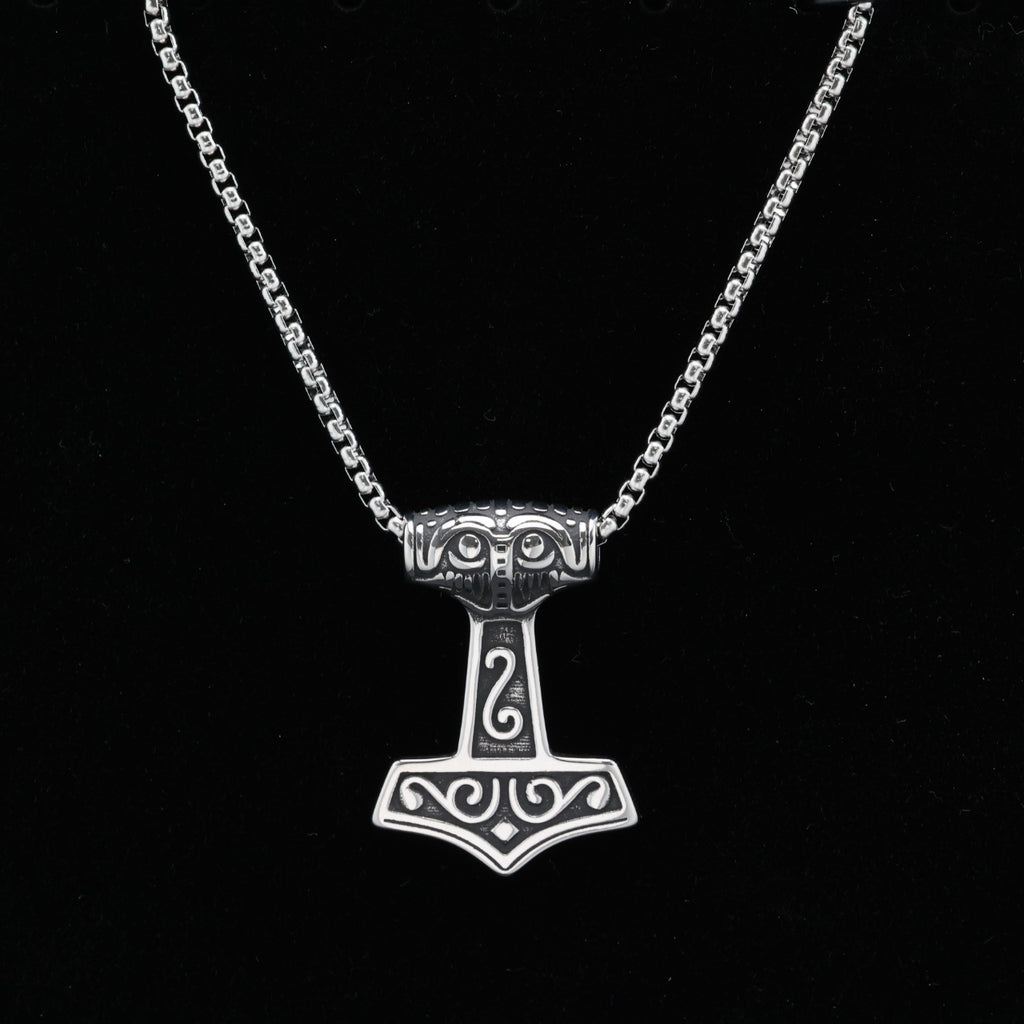 Viking Mjolnir Pendant Necklace