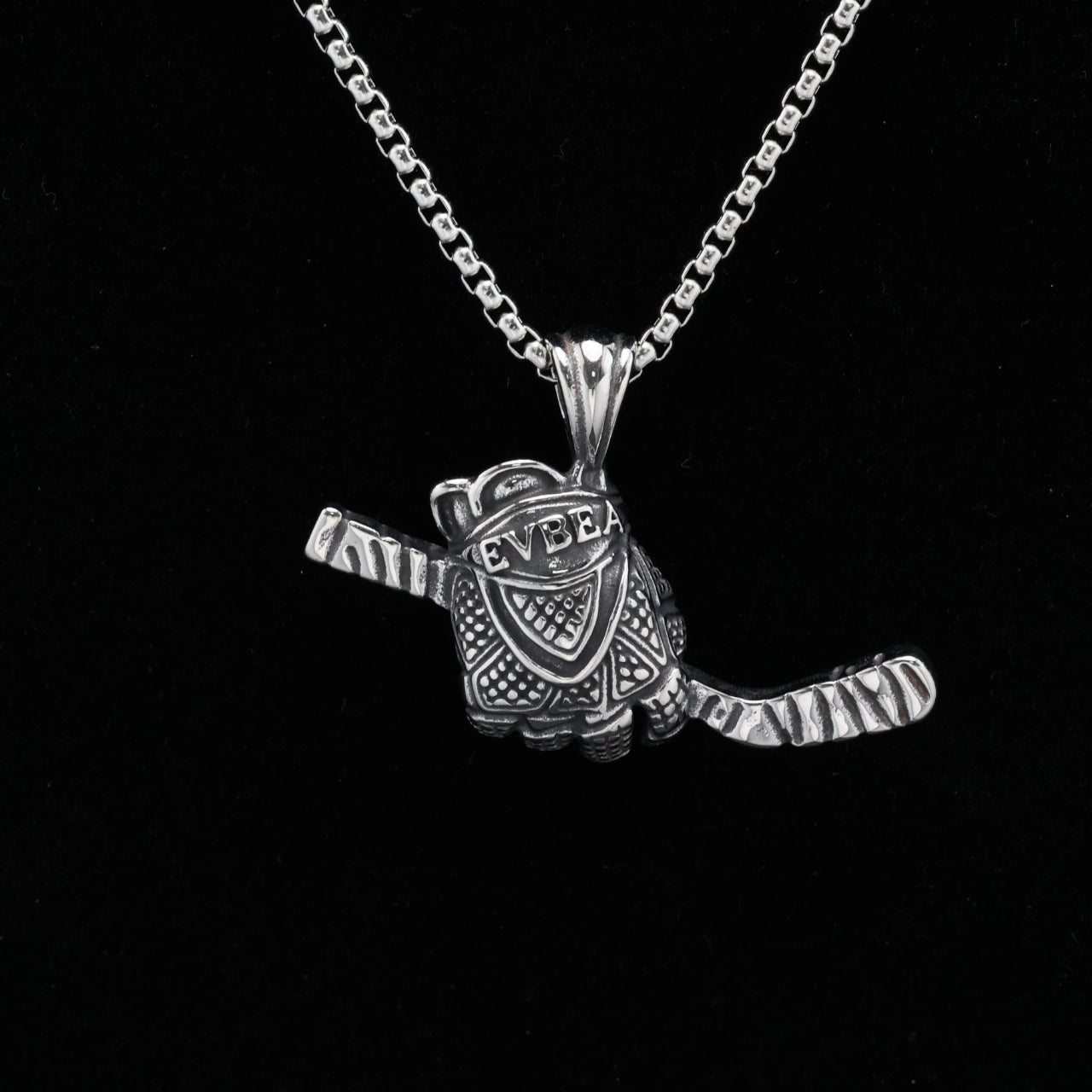 Ice Hockey Pendant Necklace