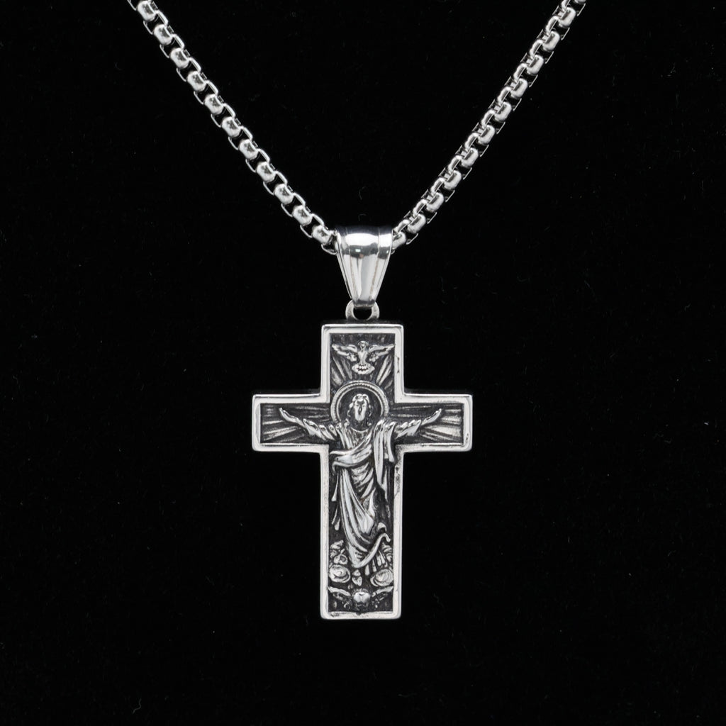 Jesus Christ Cross Pendant Necklace