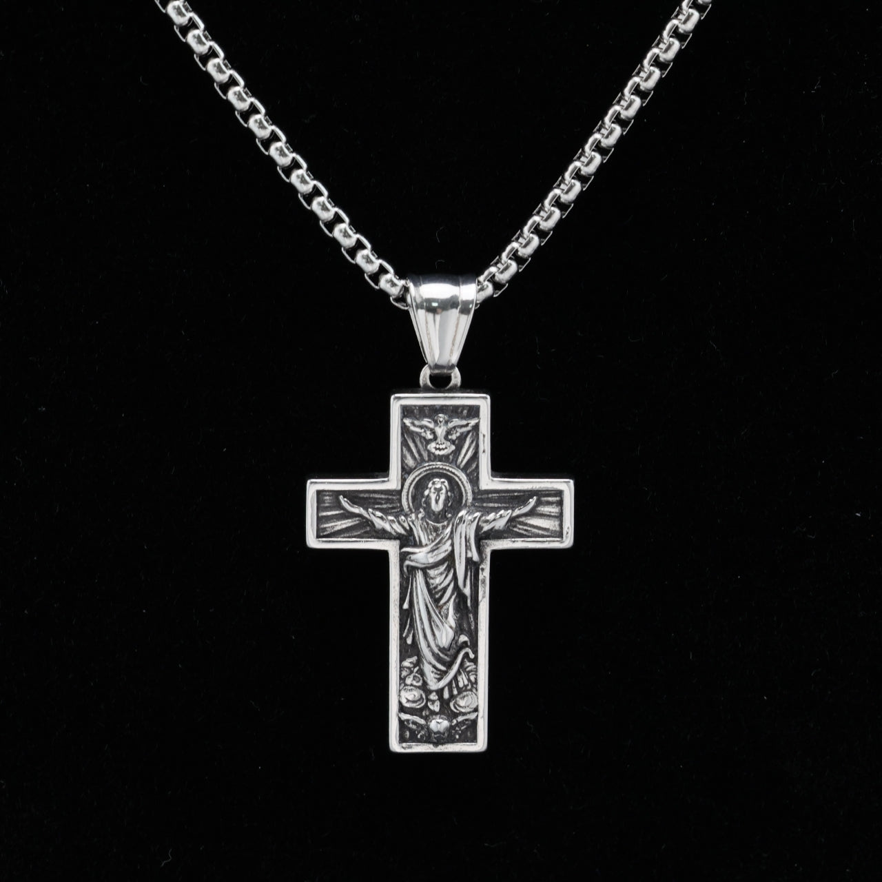 Jesus Christ Cross Pendant Necklace