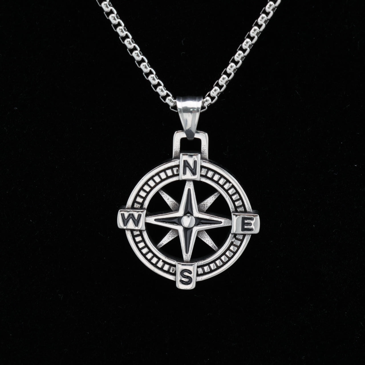 Compass Pendant Necklace