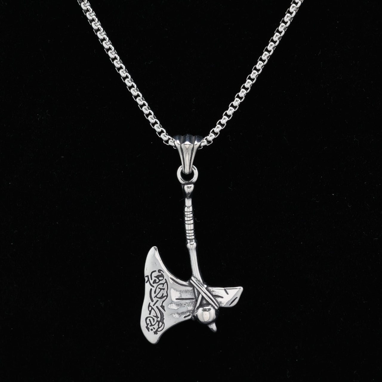 Viking Axe Pendant Necklace