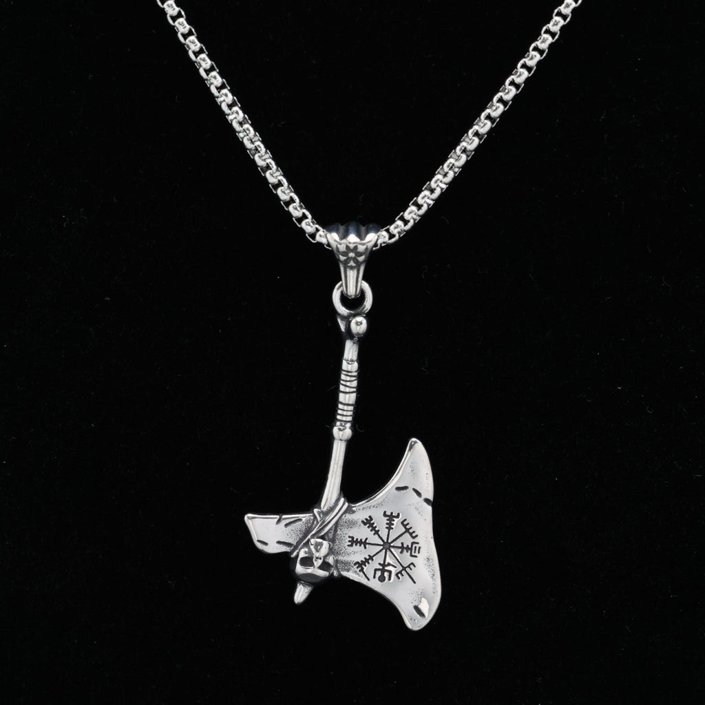 Viking Axe Pendant Necklace