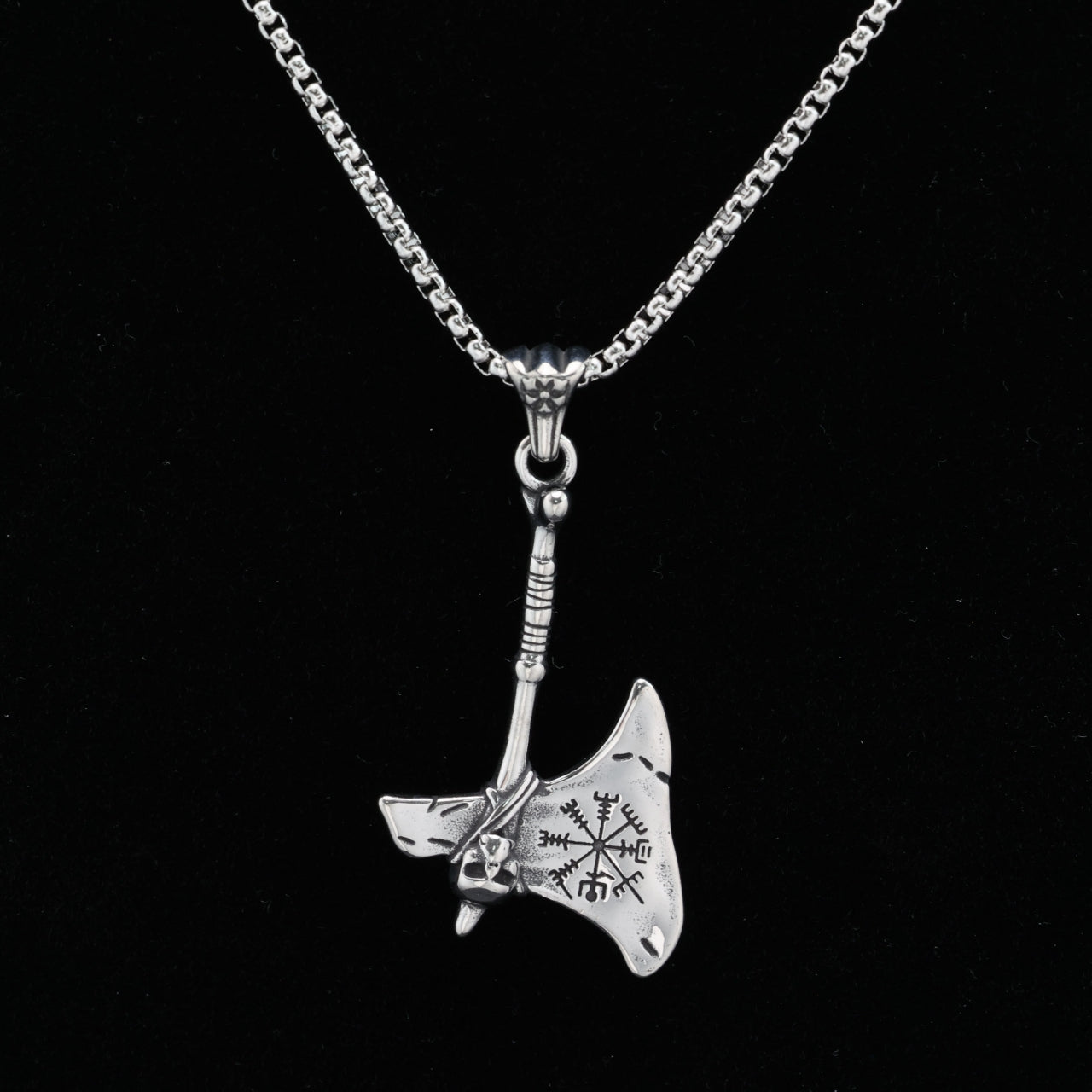 Viking Axe Pendant Necklace