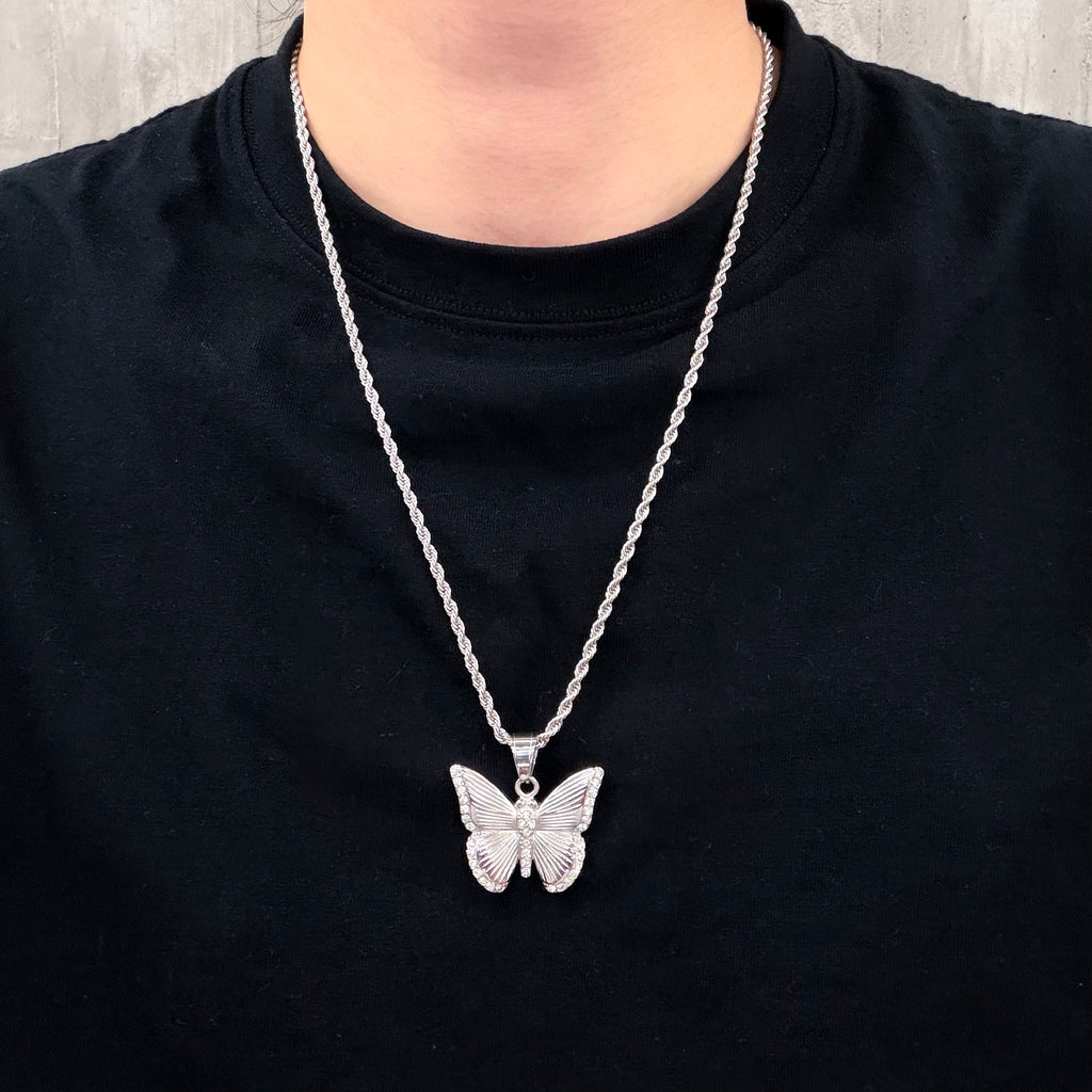 Butterfly Pendant Necklace