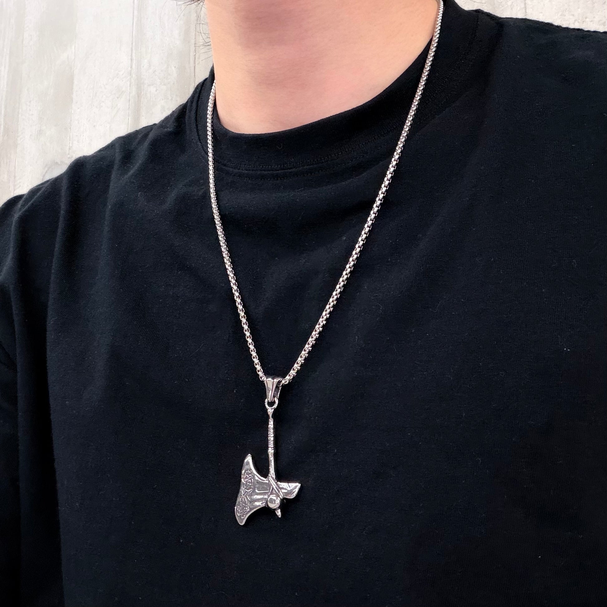 Viking Axe Pendant Necklace