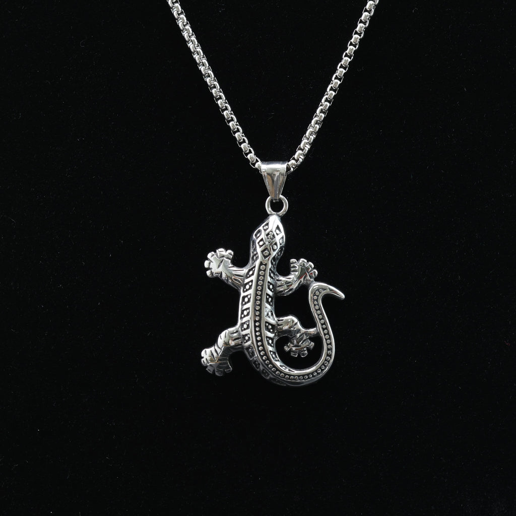 Gecko Pendant Necklace