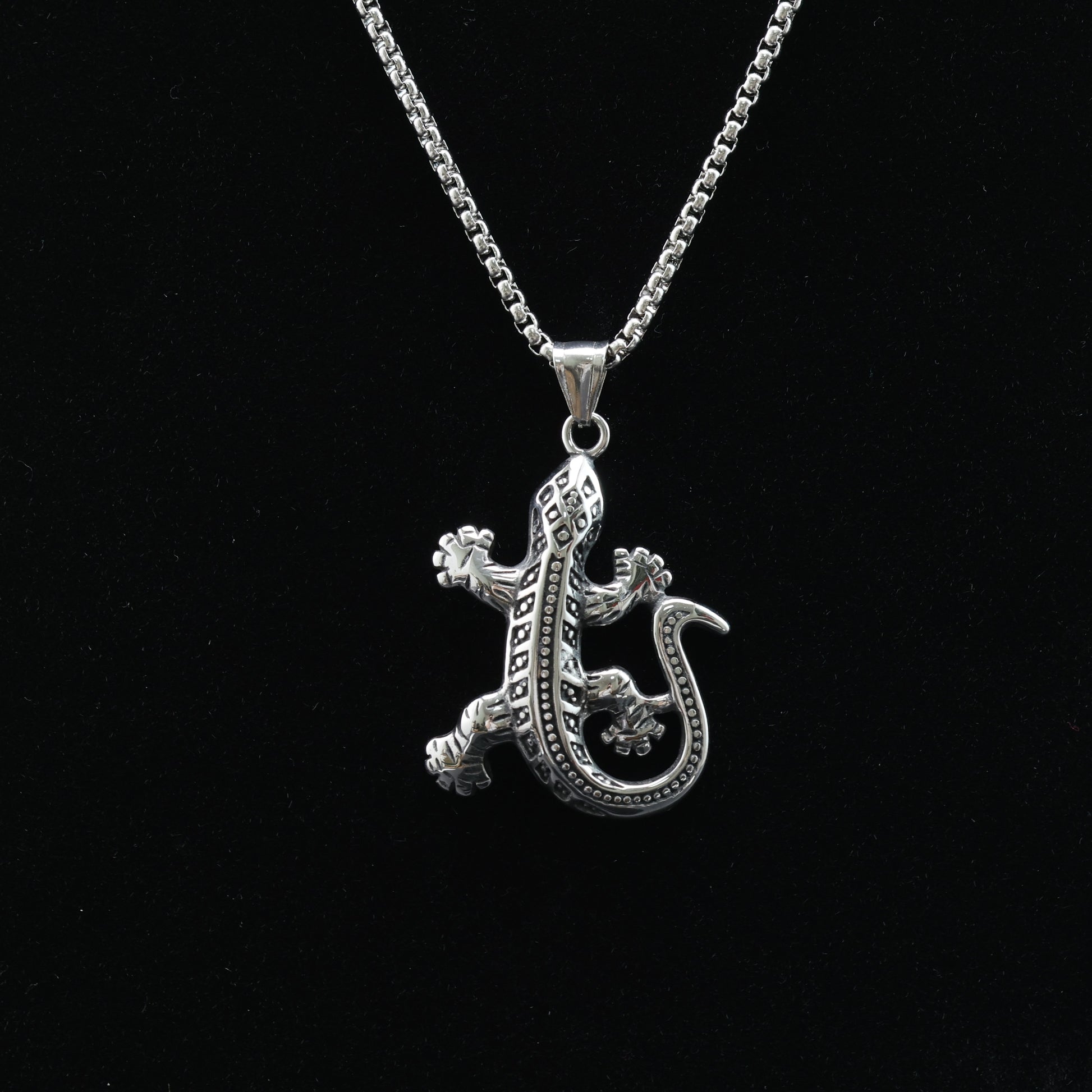Gecko Pendant Necklace