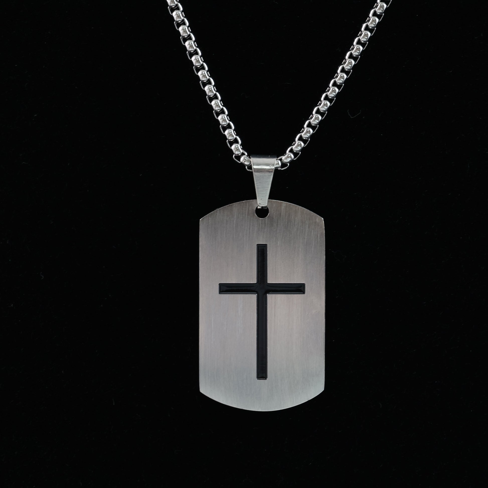 Cross & Courage Pendant Necklace