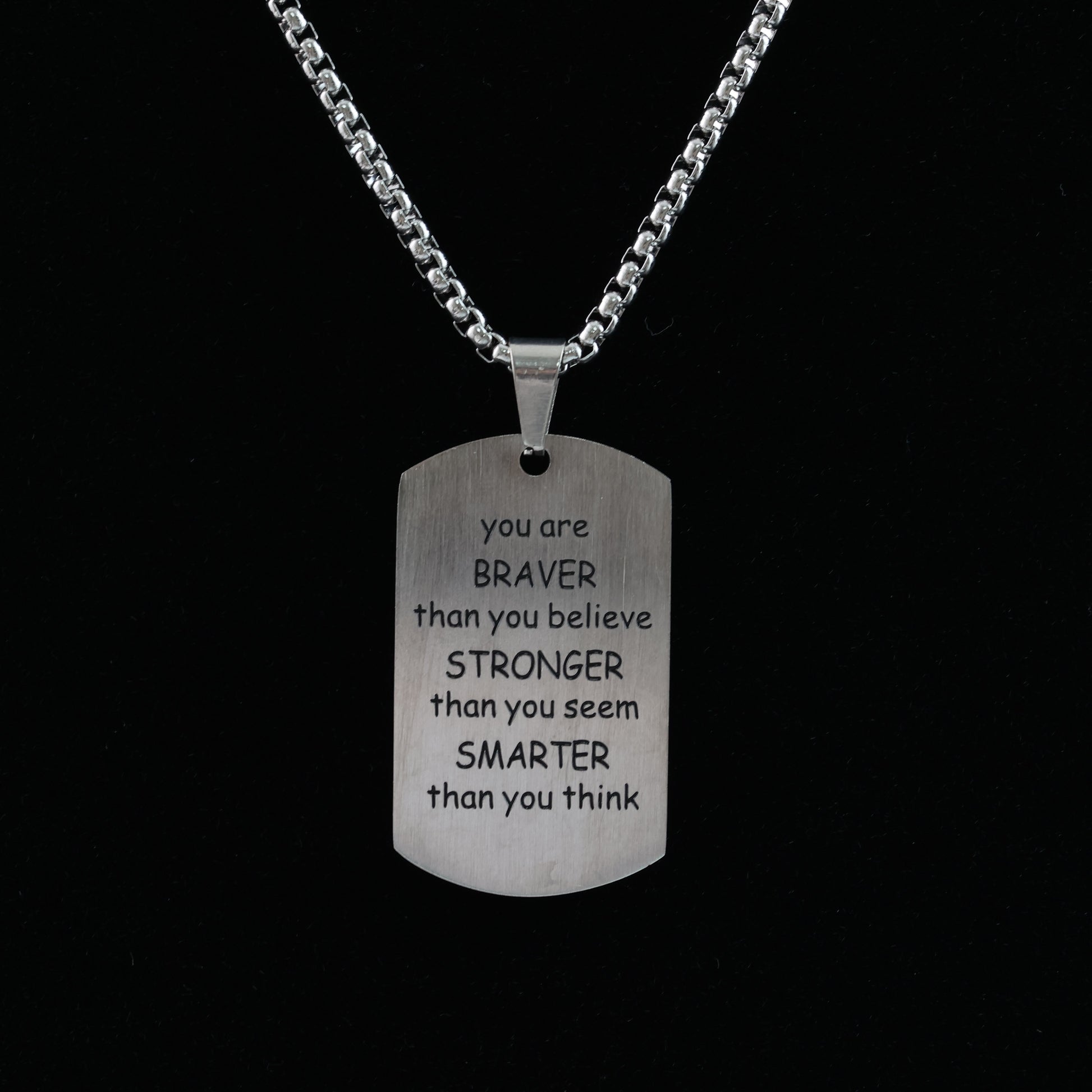 Cross & Courage Pendant Necklace