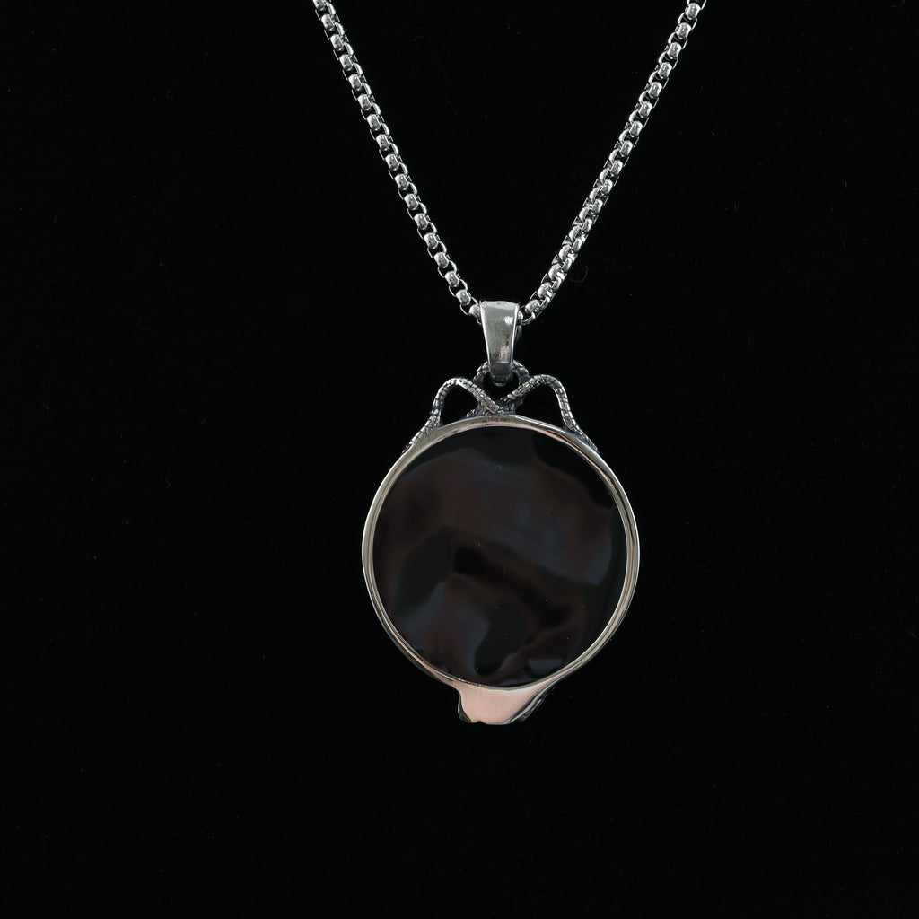 "Soul and the Mirror" Pendant Necklace