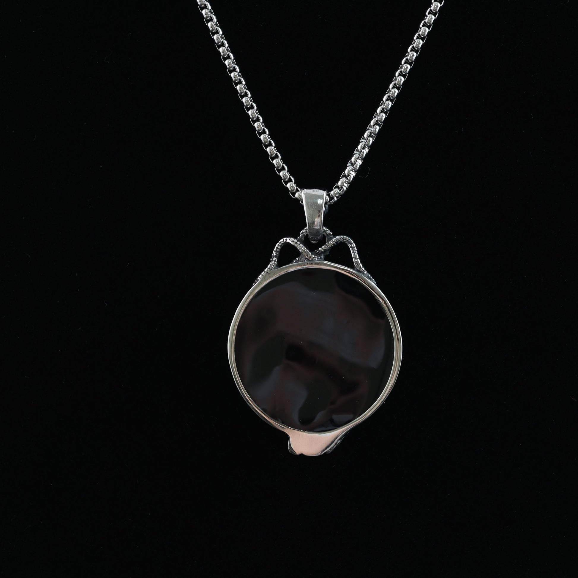 "Soul and the Mirror" Pendant Necklace