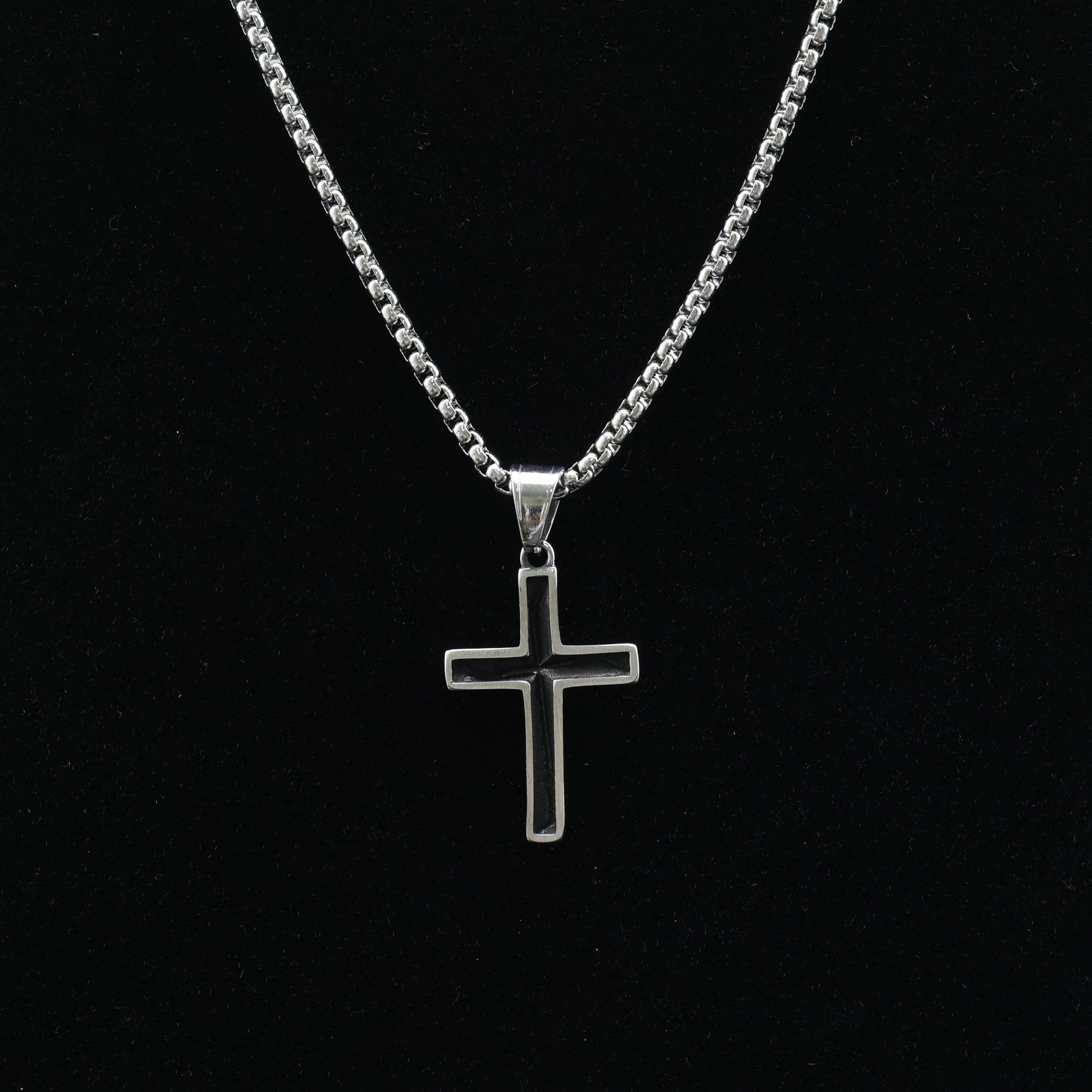 Tiny Cross Pendant Necklace