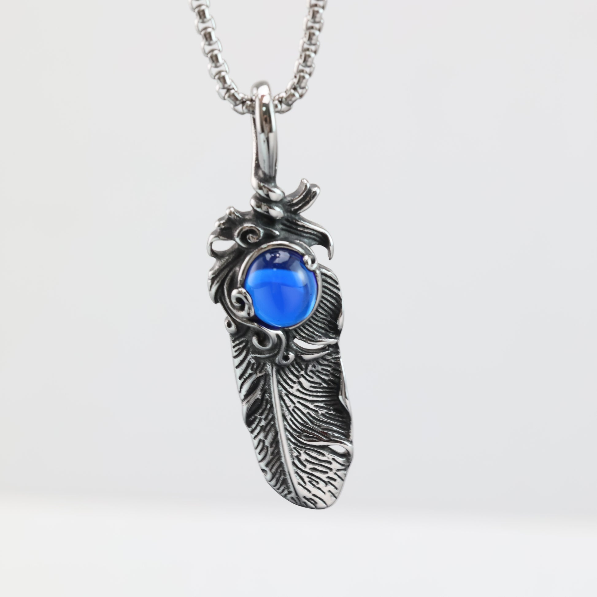 Feather Pendant Necklace