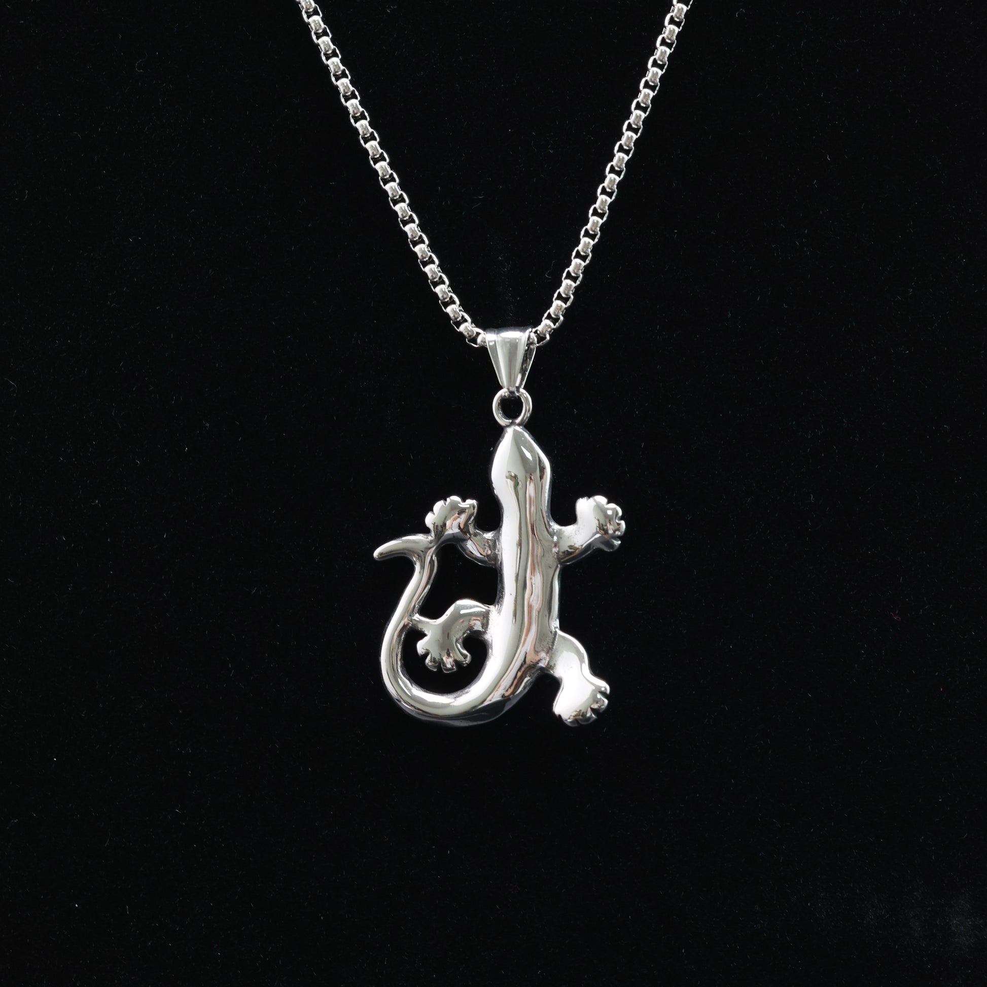 Gecko Pendant Necklace