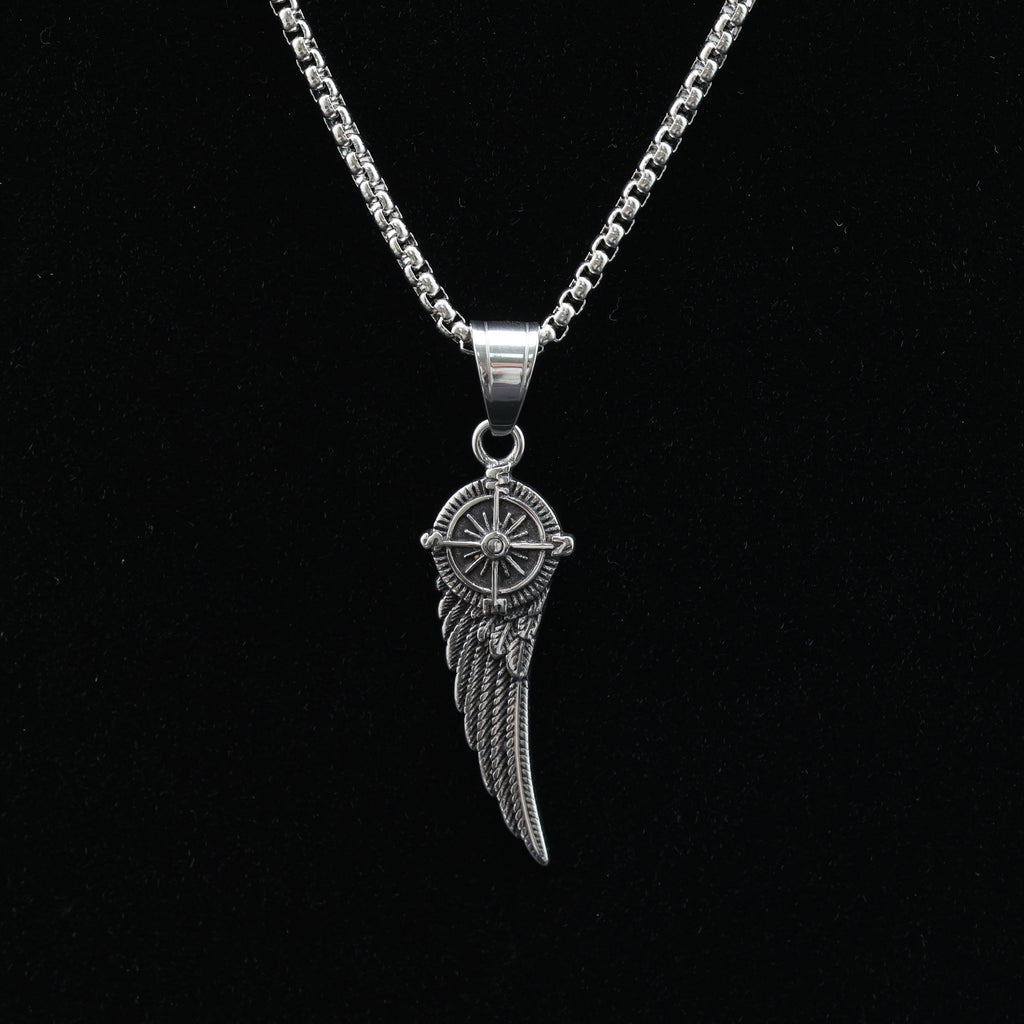 "Wing of Guidance" Pendant Necklace