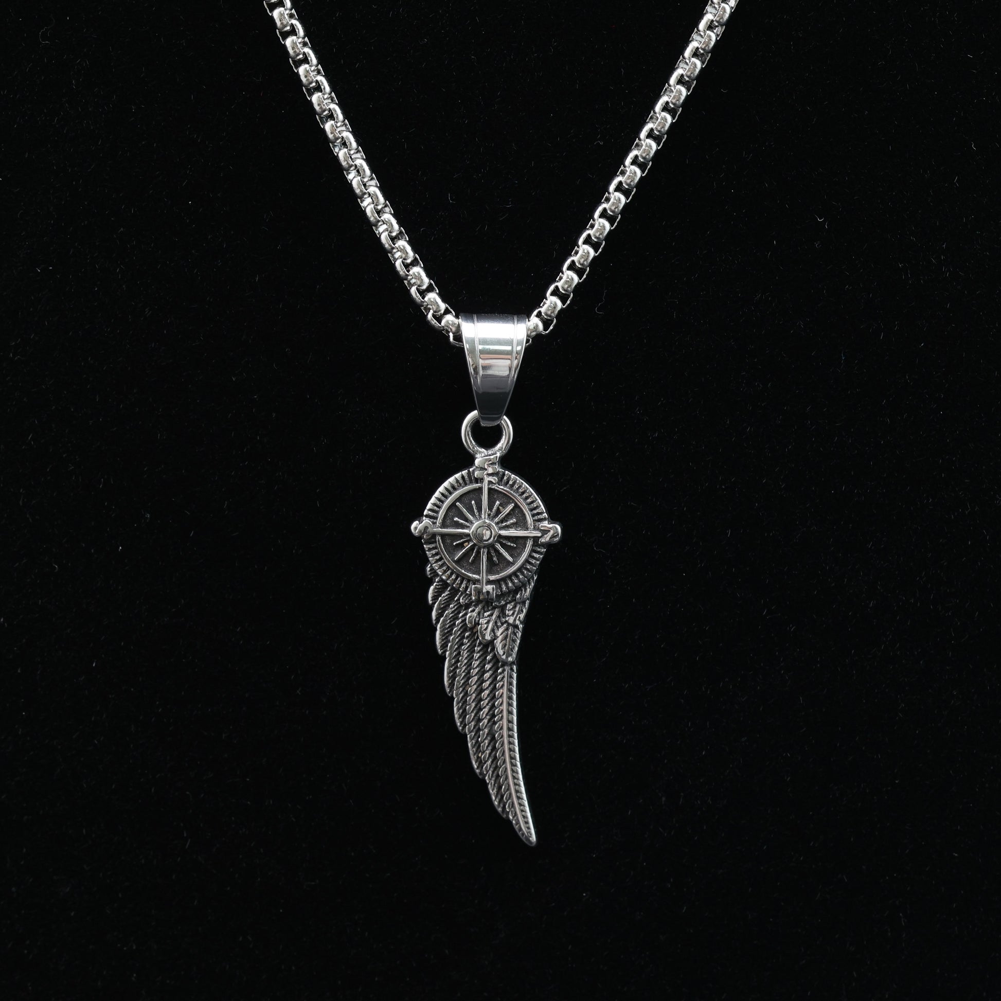 "Wing of Guidance" Pendant Necklace