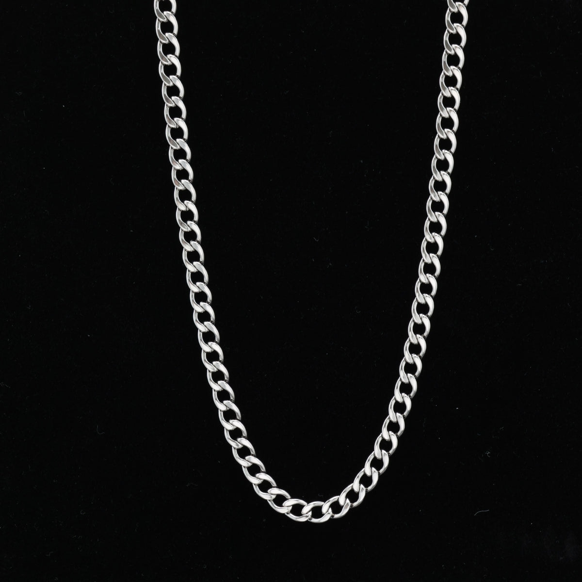 Flat Curb Chain Necklace