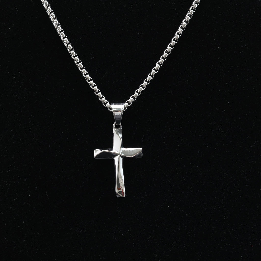 Tiny Cross Pendant Necklace